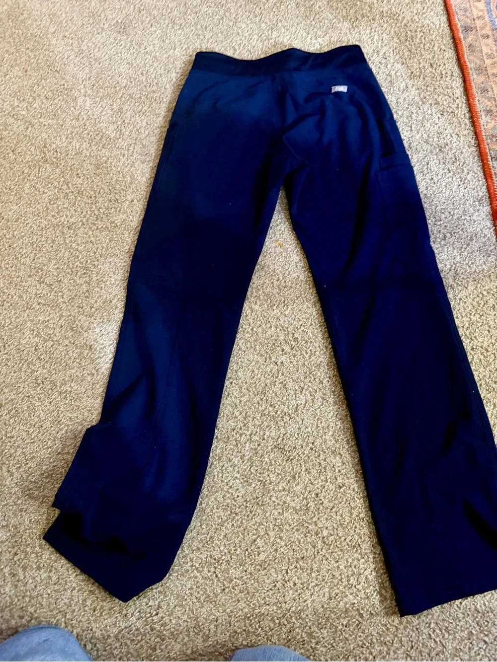 FIGS Navy Blue Scrub Pants XXS Threads for Threads Stretch Medical Uniform
